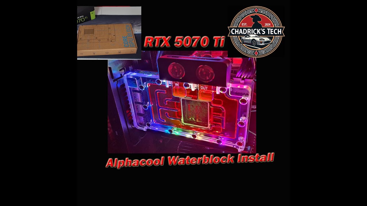 Alphacool waterblock Install on a 5070Ti