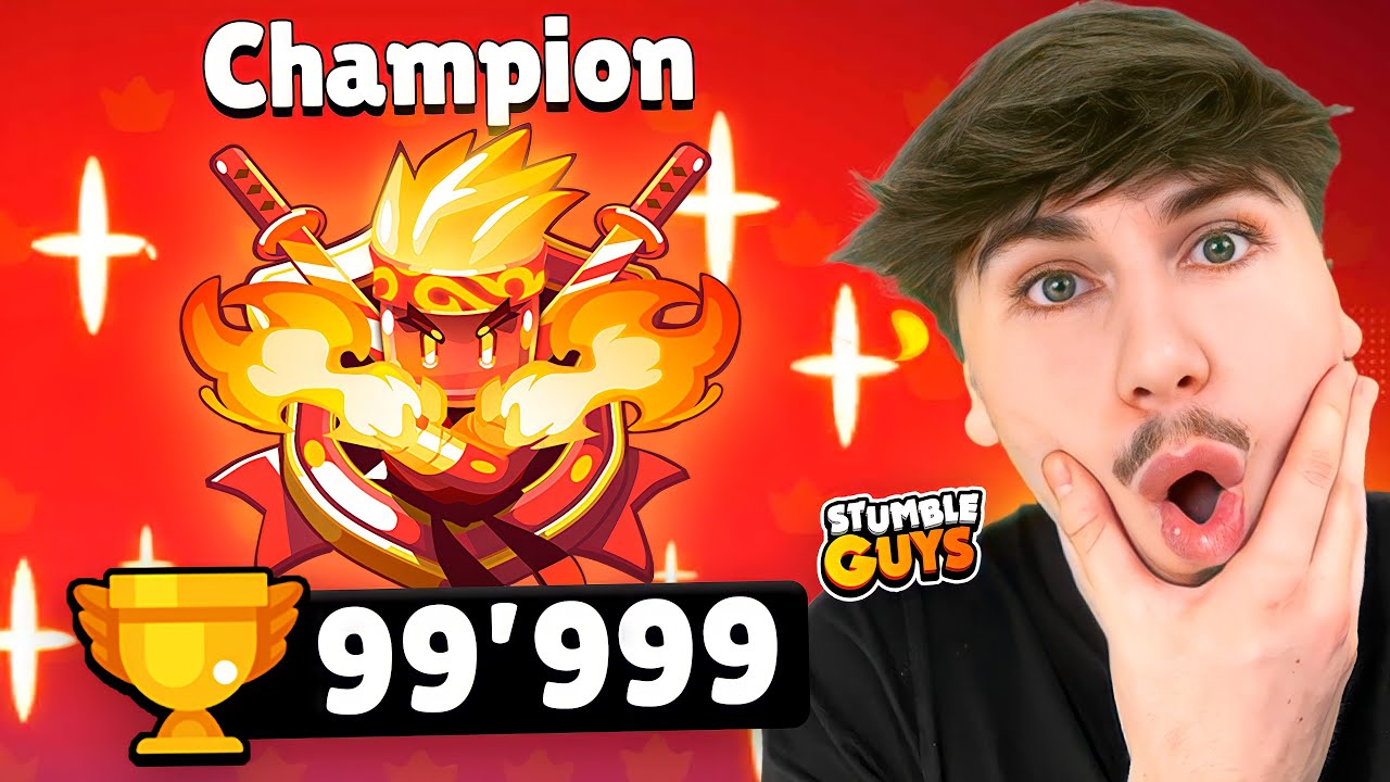 JE TRYHARD LE MODE RANKED DE STUMBLE GUYS !! (Rush Champion)