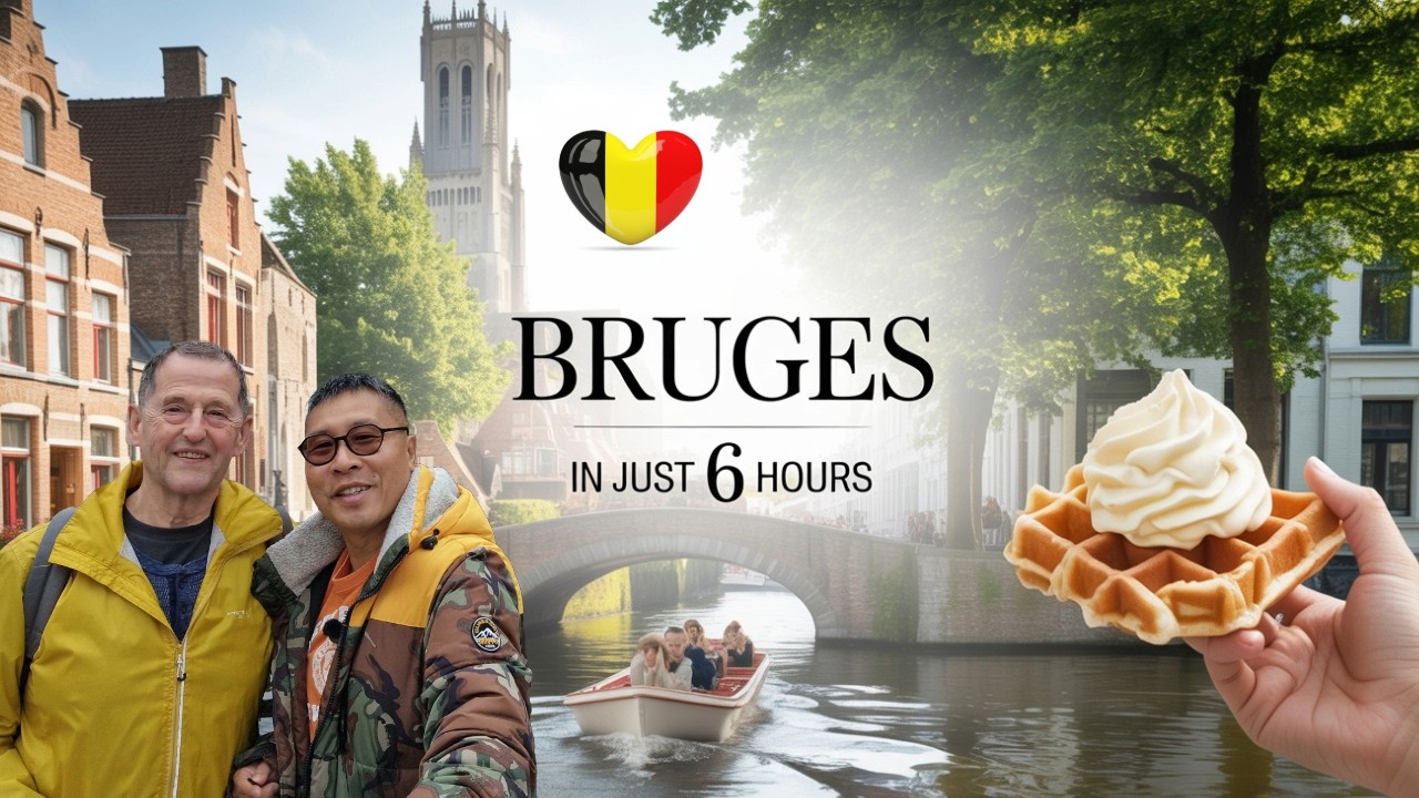 BRUGES 🇧🇪 in 6 Hours – Zeebrugge Port Day (Celebrity Apex EP2)