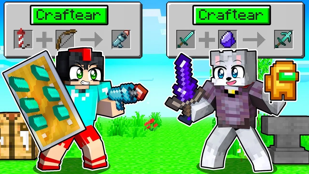 PASO MINECRAFT pero COMBINAMOS CUALQUIER ITEM (Ilegal) 🤣😱