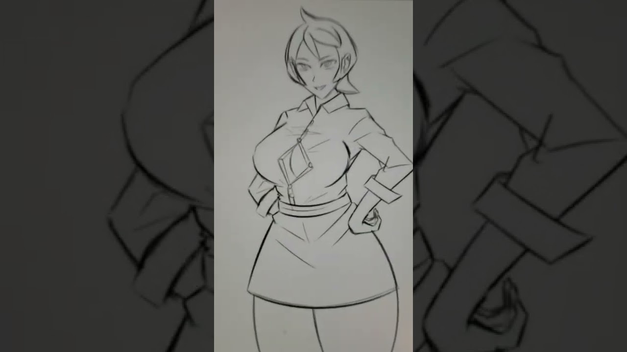 Arezu Fan Art Timelapse  Nintendo Pokemon Legends Arceus #shorts