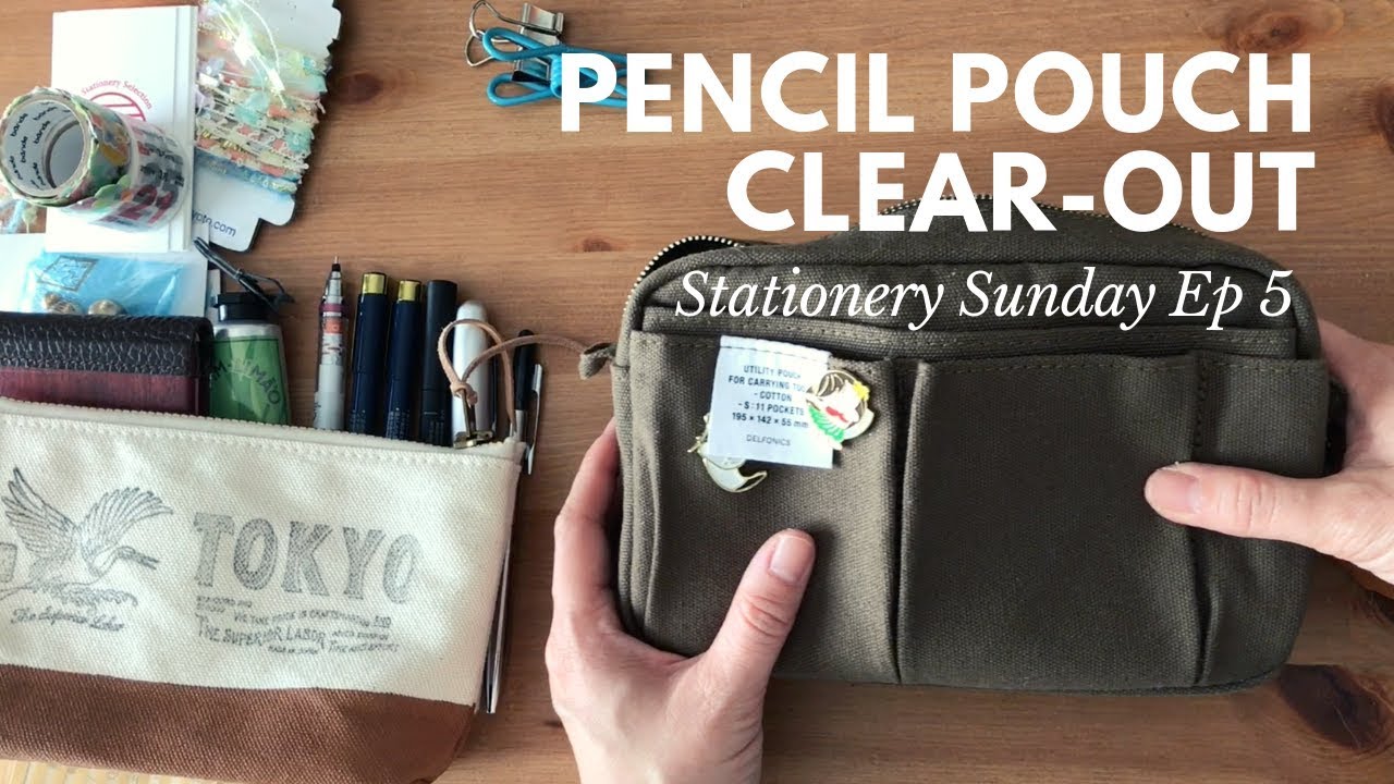 Pencil Pouch Clear-out | Stationery Sunday Ep #5