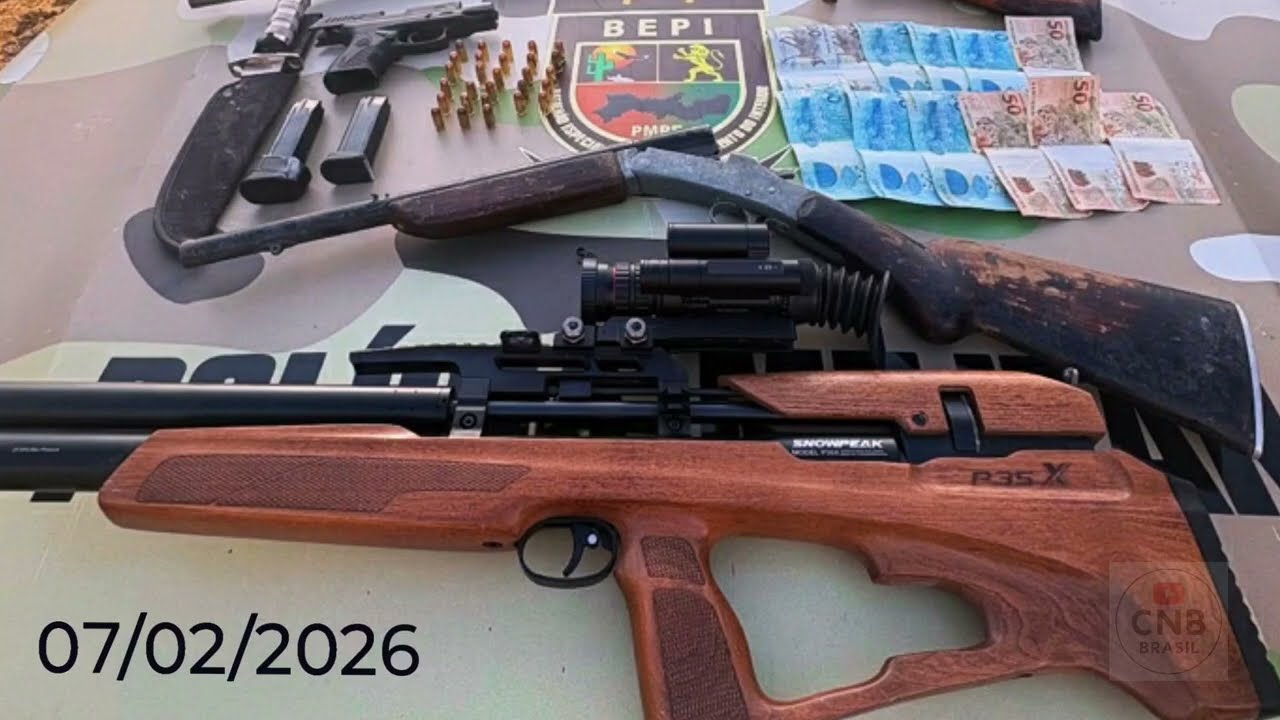 Foragido da Justiça é preso com arsenal durante operação do BEPI em Petrolina
