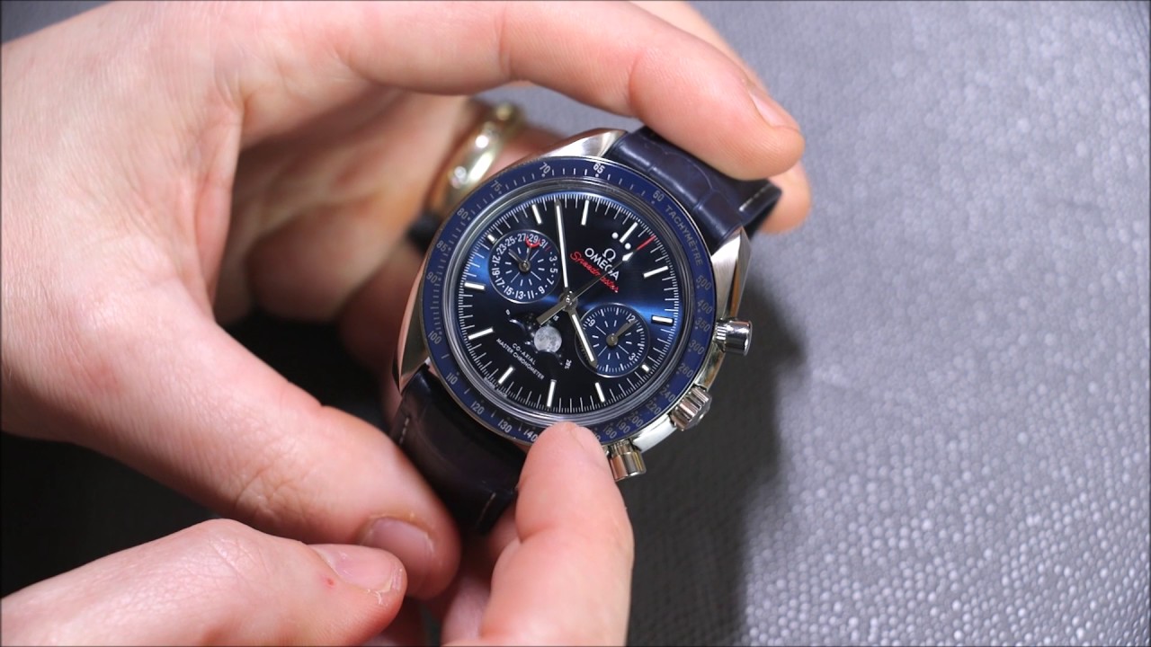 Обзор часов Omega Speedmaster Moonwatch Co-Axial Master Chronometer Moonphase Chronograph