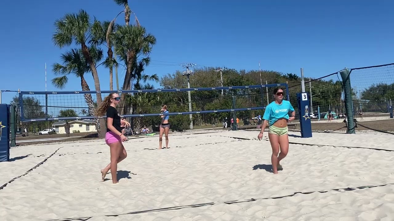RPS Pool Play Game One Emily Sas and Elsa Schroth 