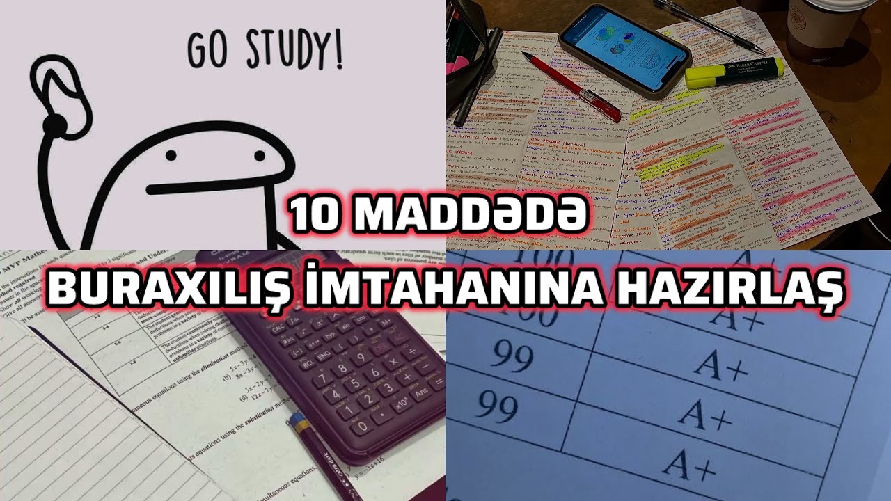 Buraxılış İmtahanı Məsləhət🎯| 10 Maddədə hazırlaş 📜| 2025-in son videosu📷