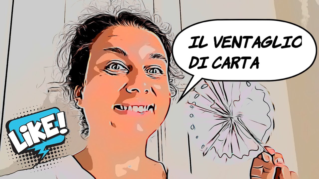 facciamo un ventaglio di carta origami fai da te