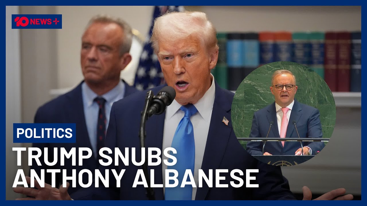 Anthony Albanese Fails To Secure Trump Meeting After Recognising Palestine | 10 News+