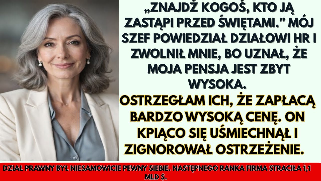 Mój szef mnie zwolnił — dopóki jego rezygnacja nie kosztowała ich 1,1 mld dolarów w jedną noc