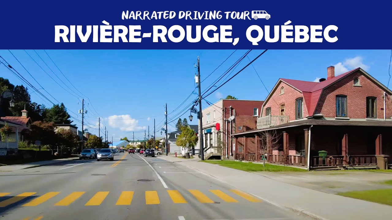 🚗 Stunning 4K Drive Through Rivière-Rouge, Québec | Scenic Adventure 🏞️✨