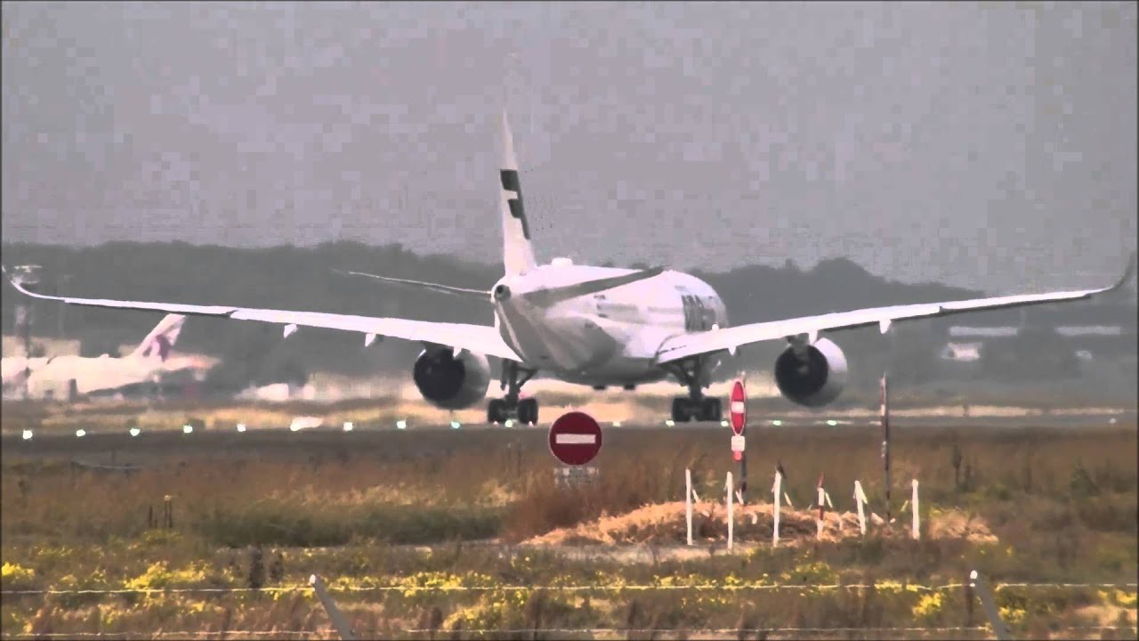 RARE! A350 Finnair One World Livery Rejected Take Off【Full HD】