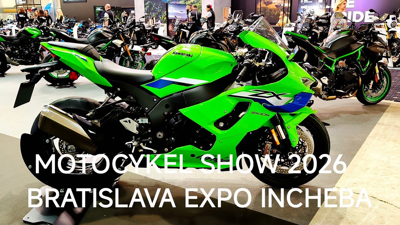 MOTOCYKEL SHOW 03/2026 INCHEBA BRATISLAVA | ČASŤ 1: KAWASAKI & HONDA 