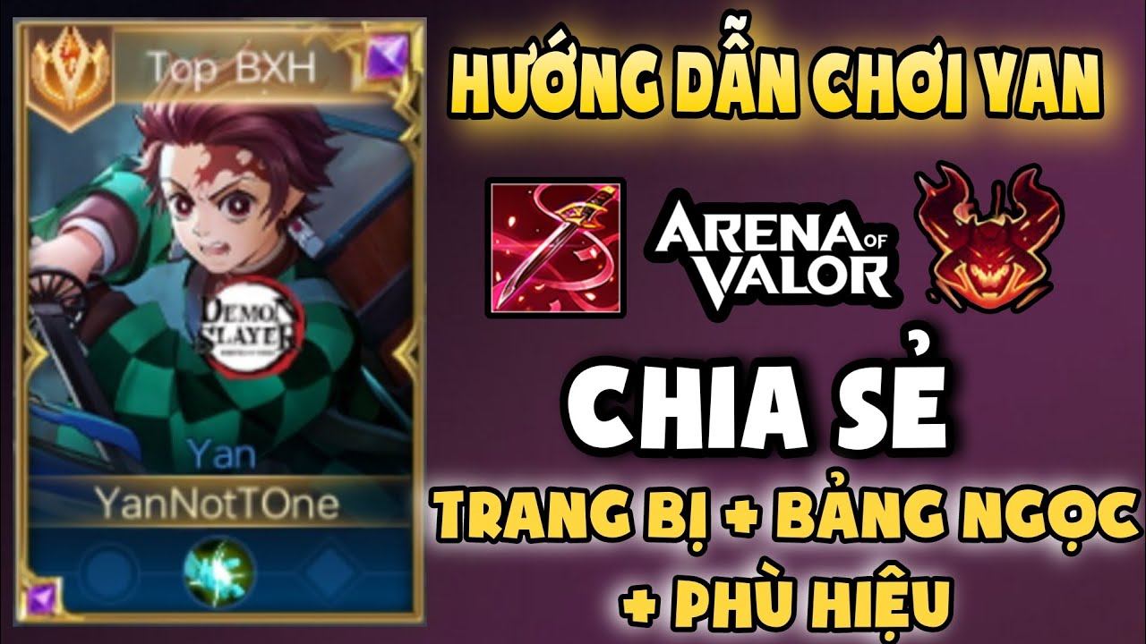 TOP YAN VN || Chia sẻ mẹo bắt chủ lực + Build đồ, Trang bị, Bảng ngọc và cách COMBO yan HIỆU QUẢ
