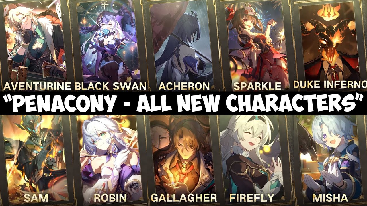 PENACONY ALL NEW CHARACTERS Version 2.0 Special Program Livestream Honkai Star Rail 1.6