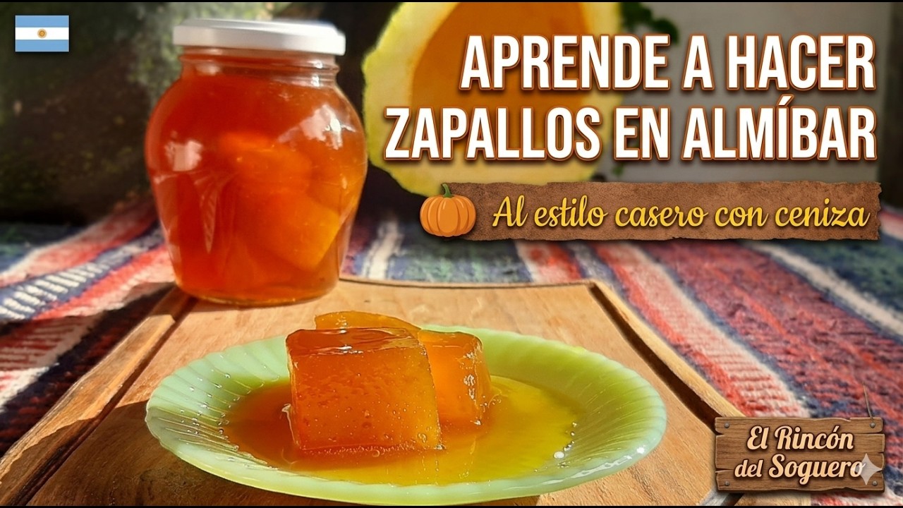 Aprende a hacer Zapallos en Almíbar al Estilo Casero con Ceniza | El Rincón del Soguero Cocina