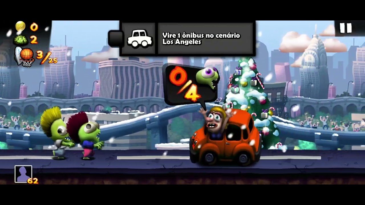 Batendo meu recorde no zombie tsunami