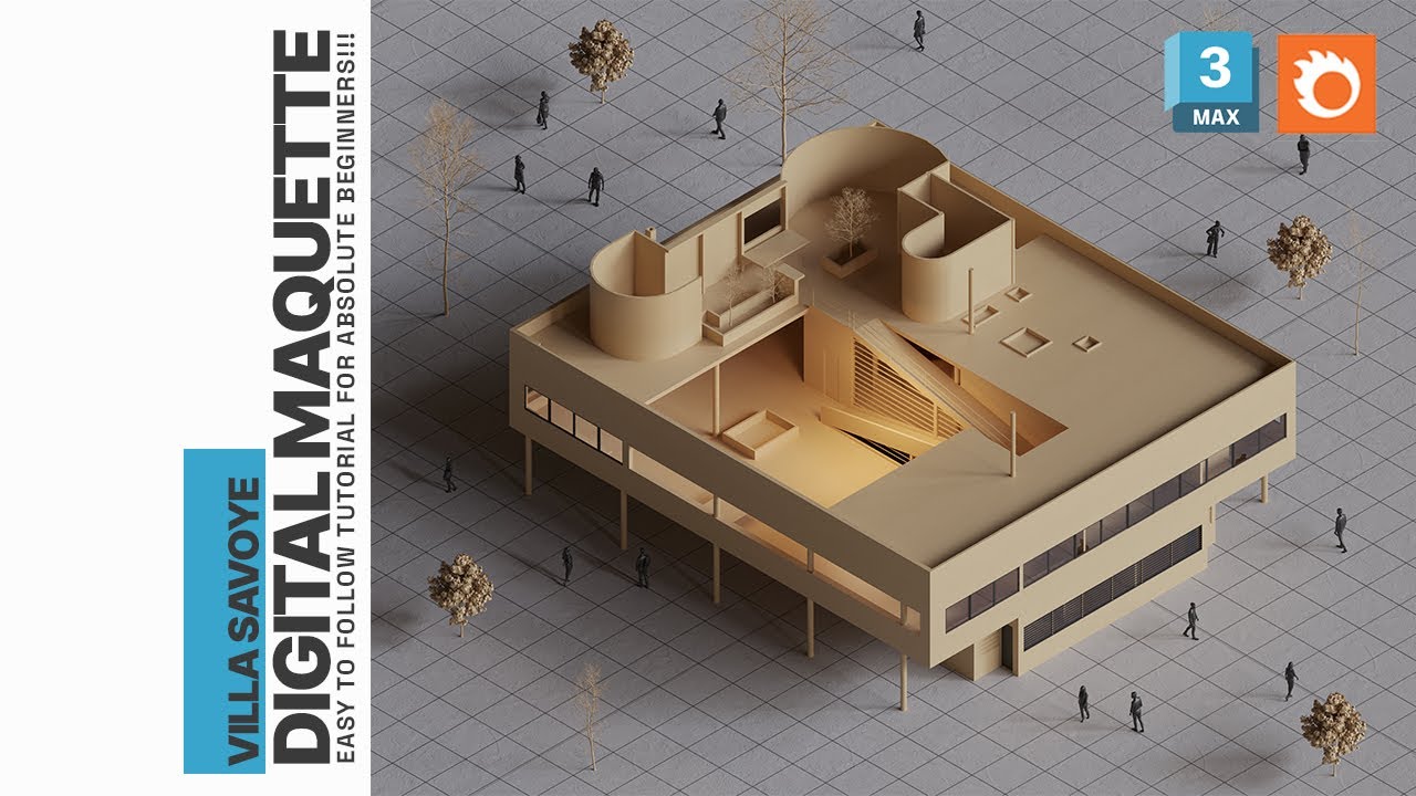 Как я смоделировал этот цифровой макет с помощью 3ds Max + Corona Renderer