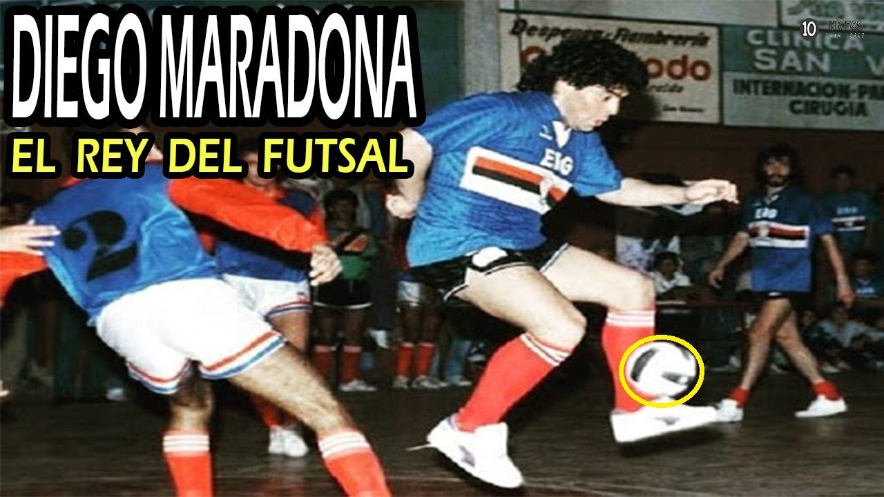 Diego Maradona el Rey del Futsal