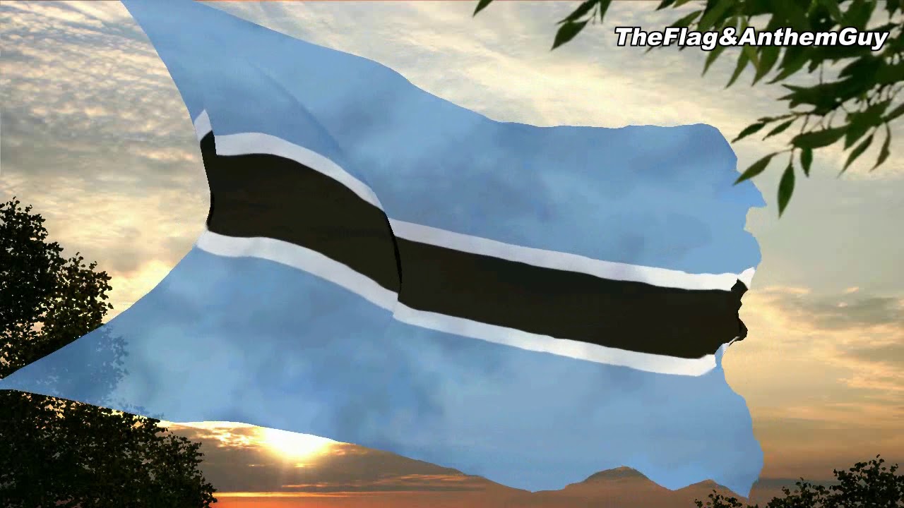 Flag and anthem of Botswana