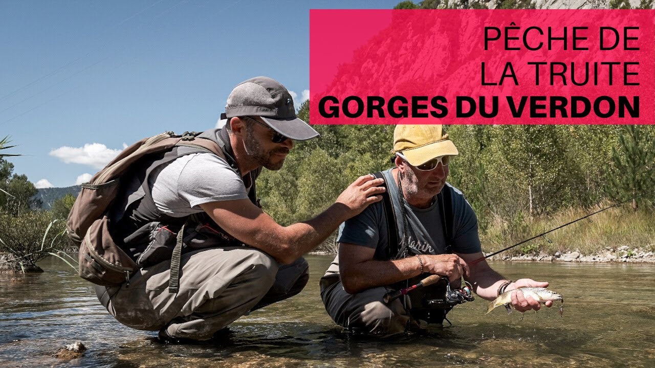 Journée de pêche de la truite dans les gorges du Verdon