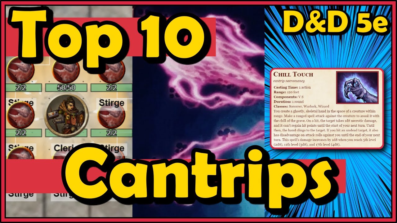 Top 10 Best Cantrips in D&D 5E