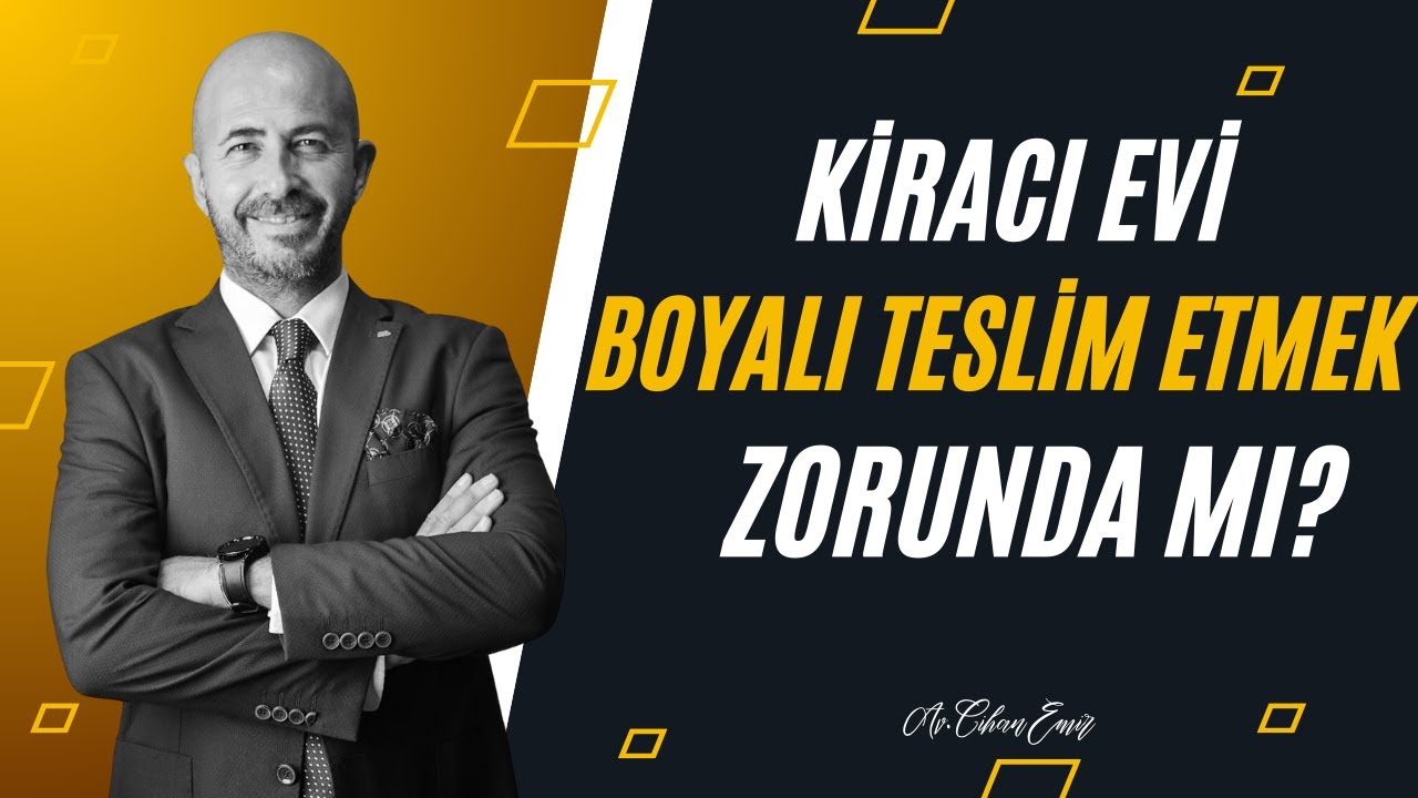 EVİ BOYALI ALAN KİRACI, EVİ YİNE BOYALI TESLİM ETMEK ZORUNDA MI?