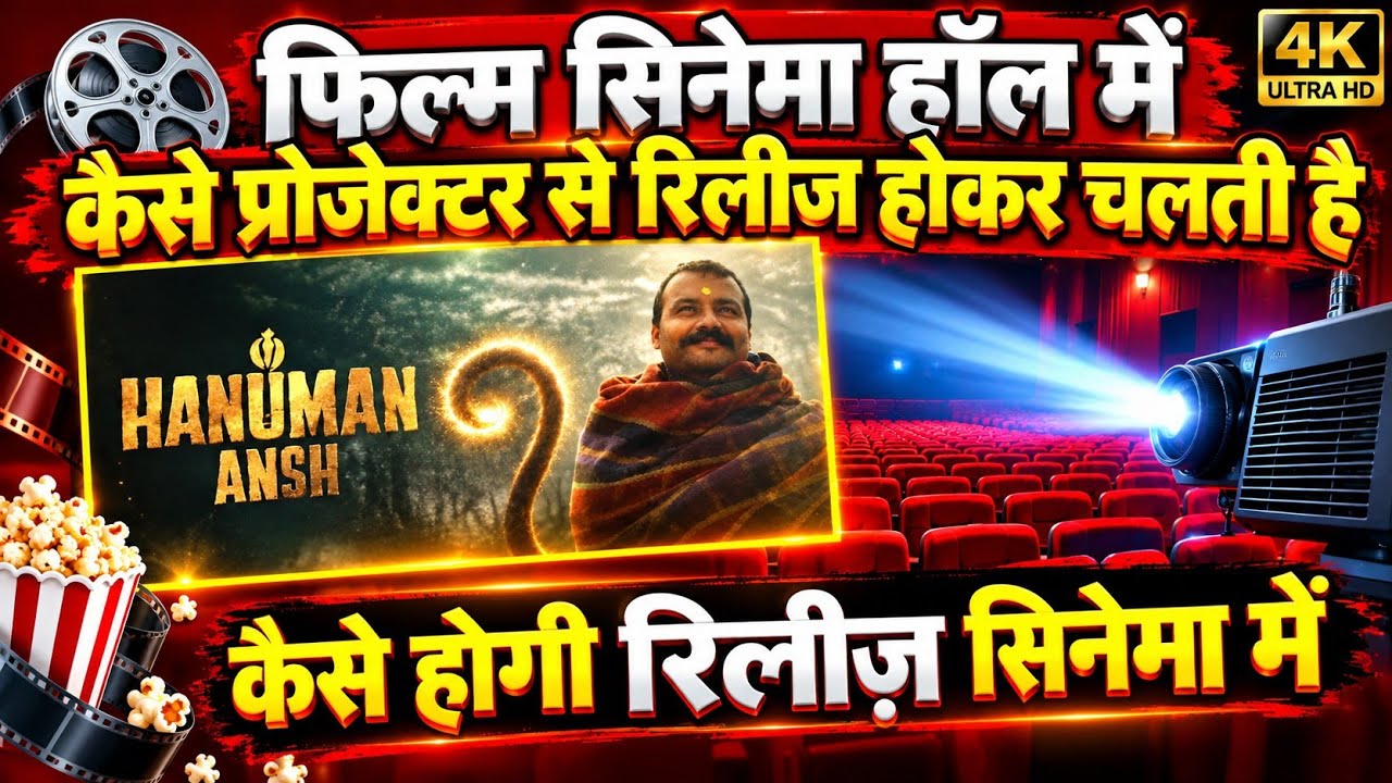  फिल्म सिनेमा हॉल में कैसे होगी रिलीज़ || Cinema hall projector room.