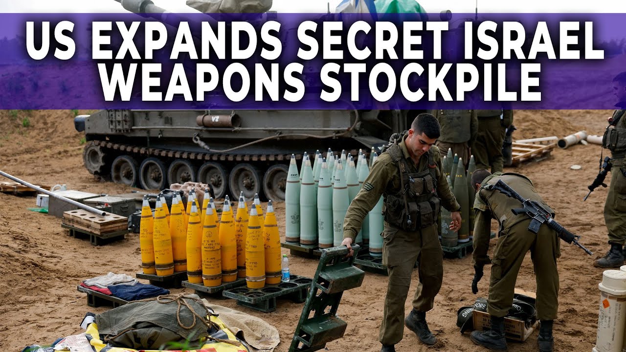US Expands Secret Israel Weapons Stockpile | WRSA-I Bill 2025 Sparks Global Outrage