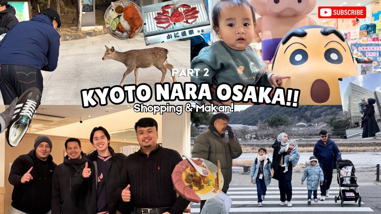 KYOTO - NARA - OSAKA !!! 4 KEDAI HALAL KAMI CUBA ! 