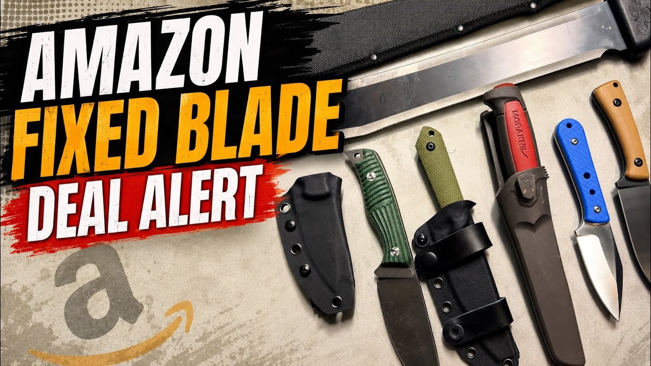 Скидки на ножи с фиксированным клинком на Amazon