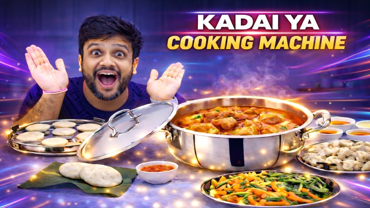 Simple Kadai Se 1 Step Upper 🔥 | Vinod Triply Steel Multi Kadai Review | Idli Dhokla Momos, Sab kuch