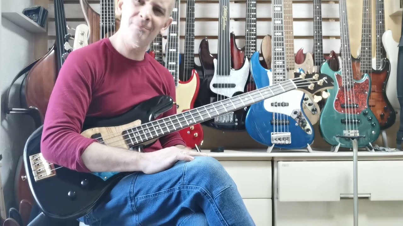 High End Japanese Bass. Sugi RMB-33 custom #soundcheck #bass #precision