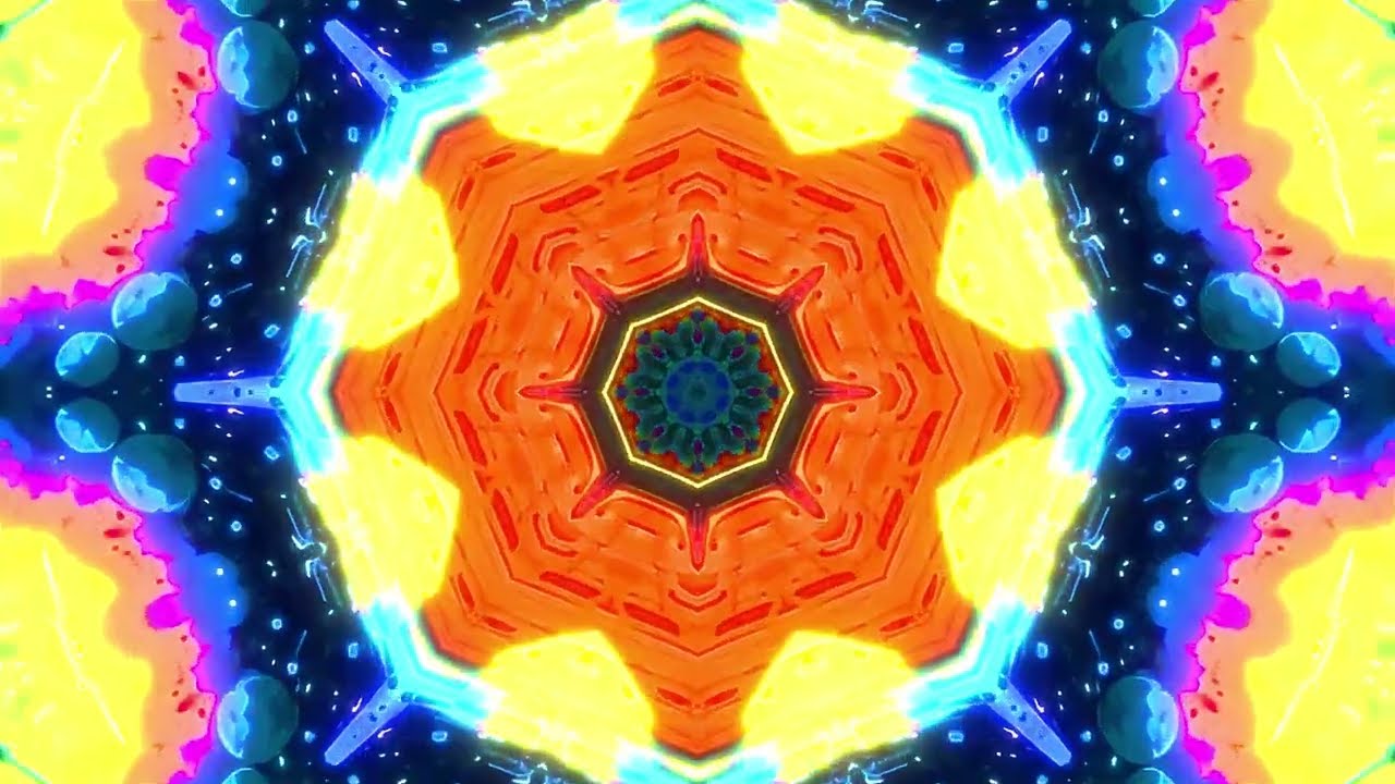 👁️ Dr. Joe Dispenza Kaleidoscope Mind Movie, Visual Meditation Music, Visual Relaxation ❊60fps 💫