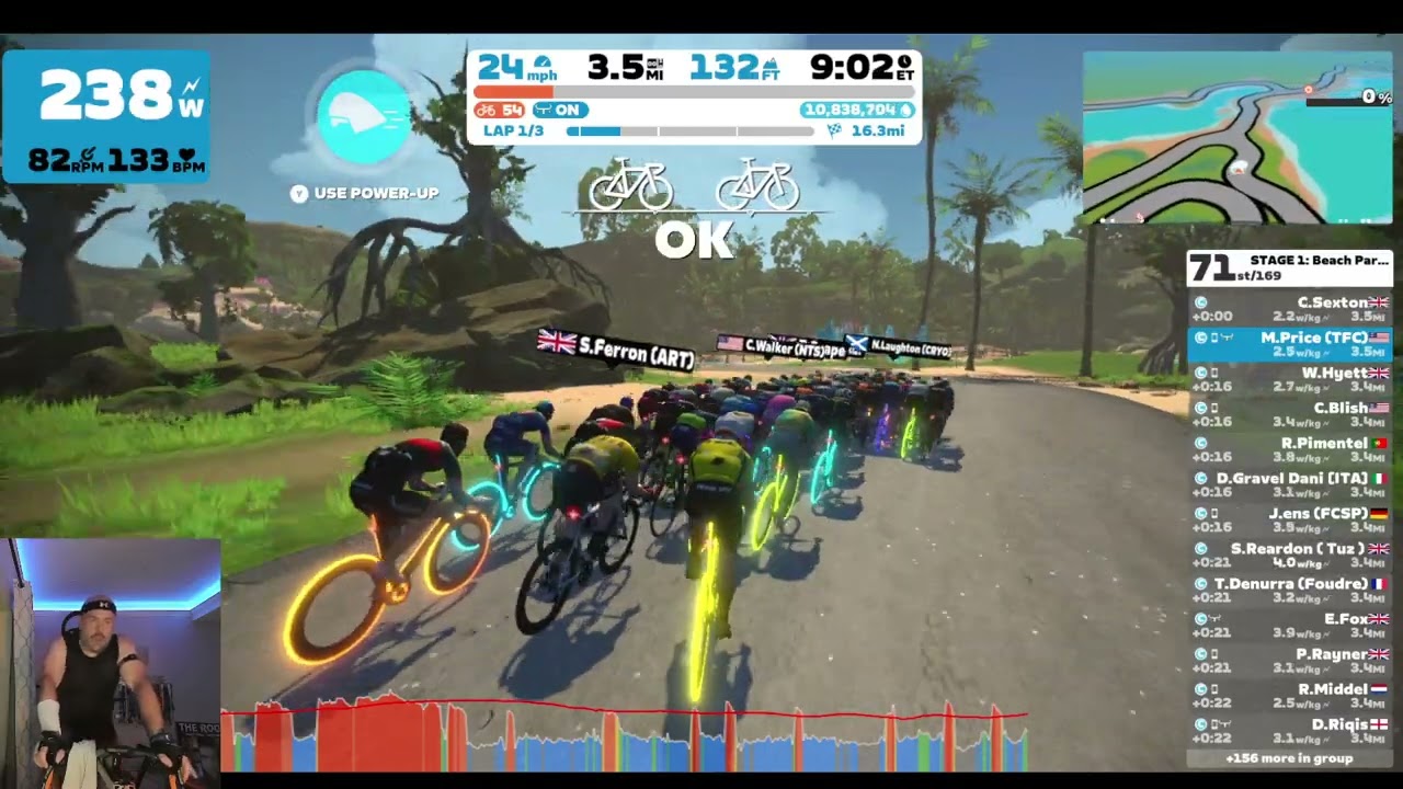 2023 07 04 - Race: STAGE 1: Beach Party&mdash;Fine and Sandy (C) on Fine and Sandy in Makuri Islands