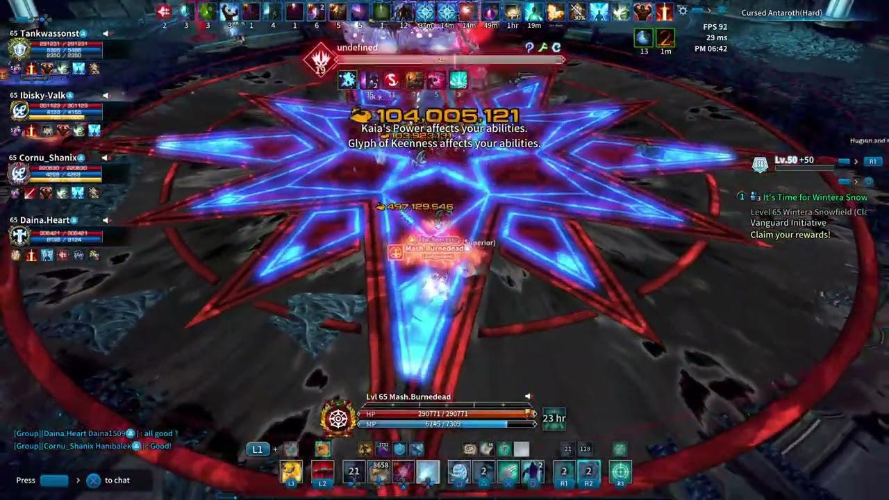 Tera Console Cursed Antaroth Abyss HM 2min 30sec