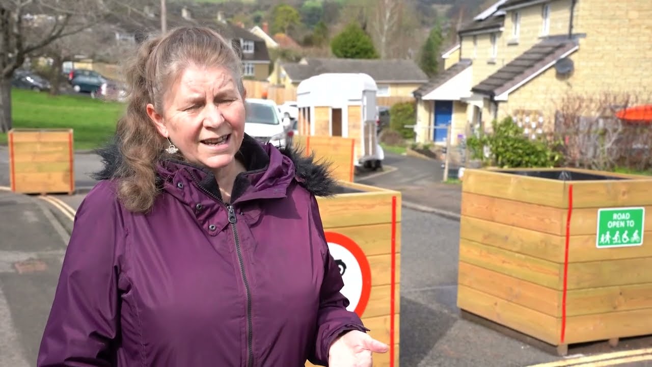 Southlands in Bath, where the LTN Road Block has caused division, misery and stress for residents