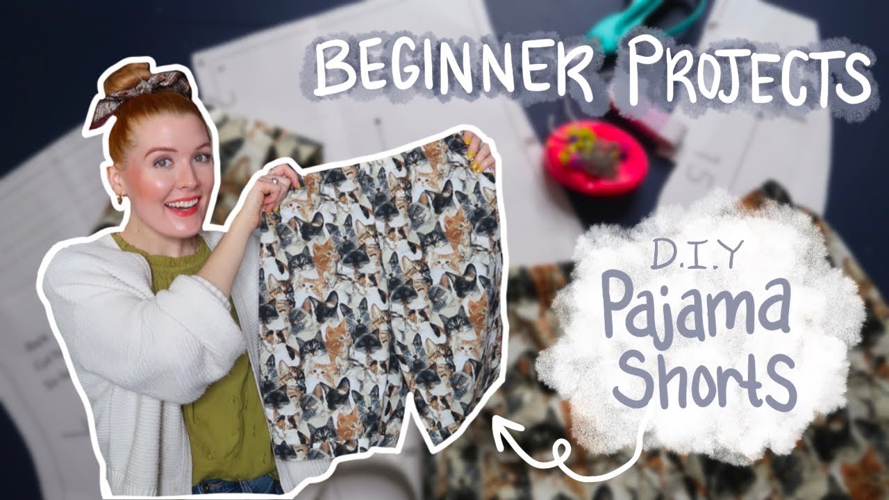 Easy DIY Pajama Shorts (Beginner Projects)