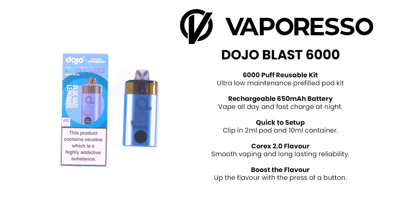 Vaporesso Dojo Blast 6000 Pod Kit Unboxing & Setup
