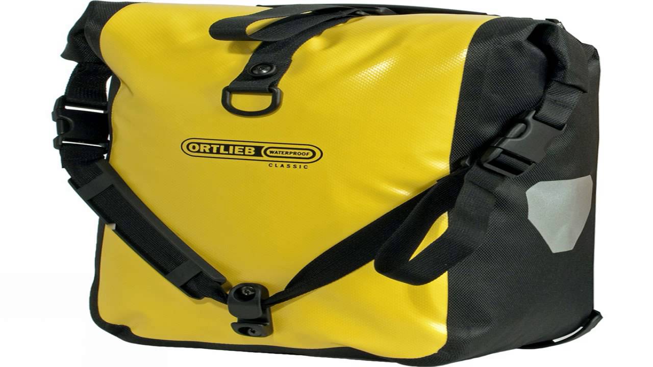 Ortlieb Front Roller Classic Bag Pair YellowBlack One Size