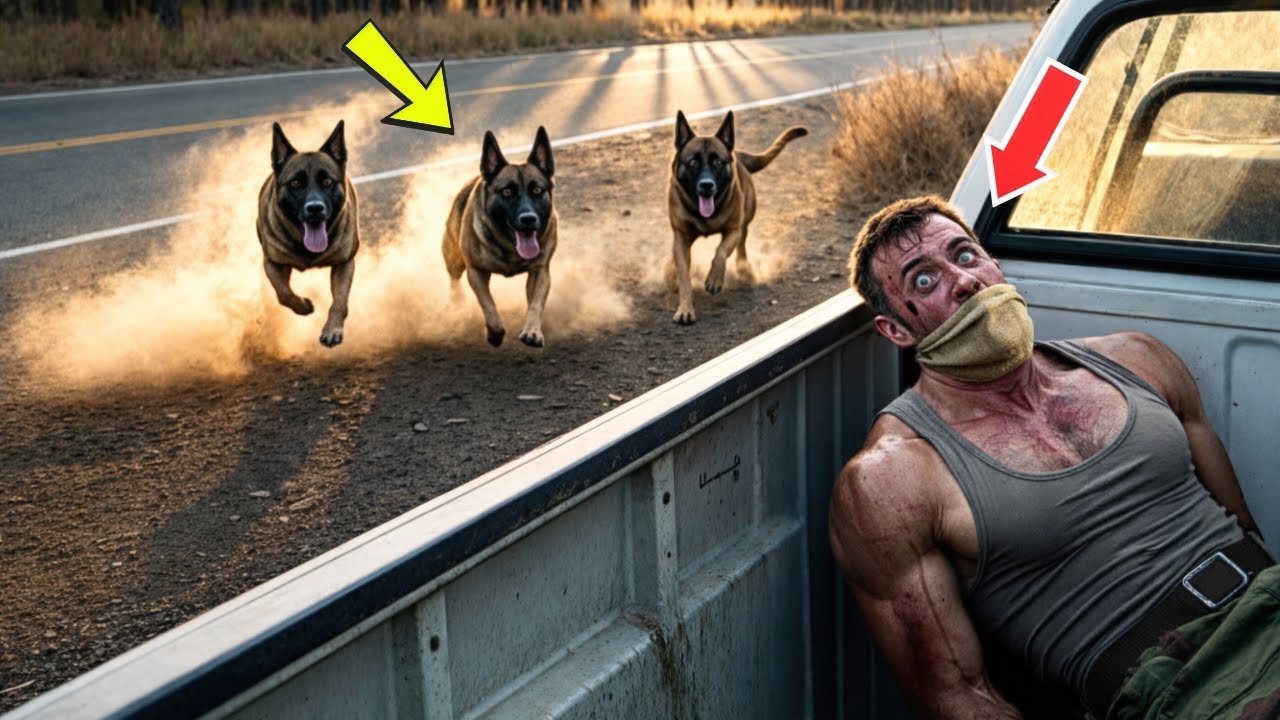 A U.S. Marine Left a Hidden Signal at a Rest Stop — Only 3 K9 Dogs Noticed It