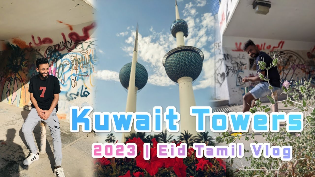 Kuwait Towers and Beach on an Adventure and I Discover a Graffiti Tunnel in Salmiya | Weekly Vlog