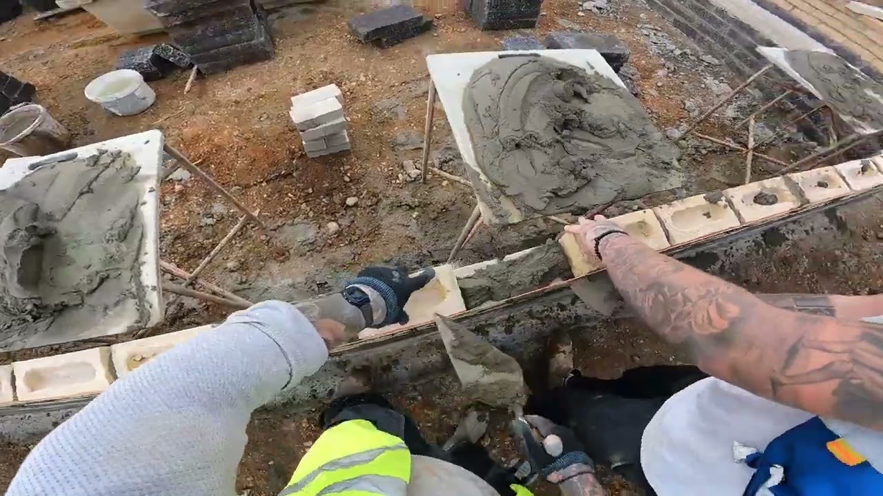 Easiest way to Lay Bricks By far! Profiles For Doe.... Corners for SHOW!