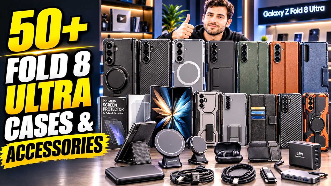 Я протестировал 50+ лучших чехлов и аксессуаров для Galaxy Z Fold 8 Ultra🔥 &mdash; Вот что действительн...