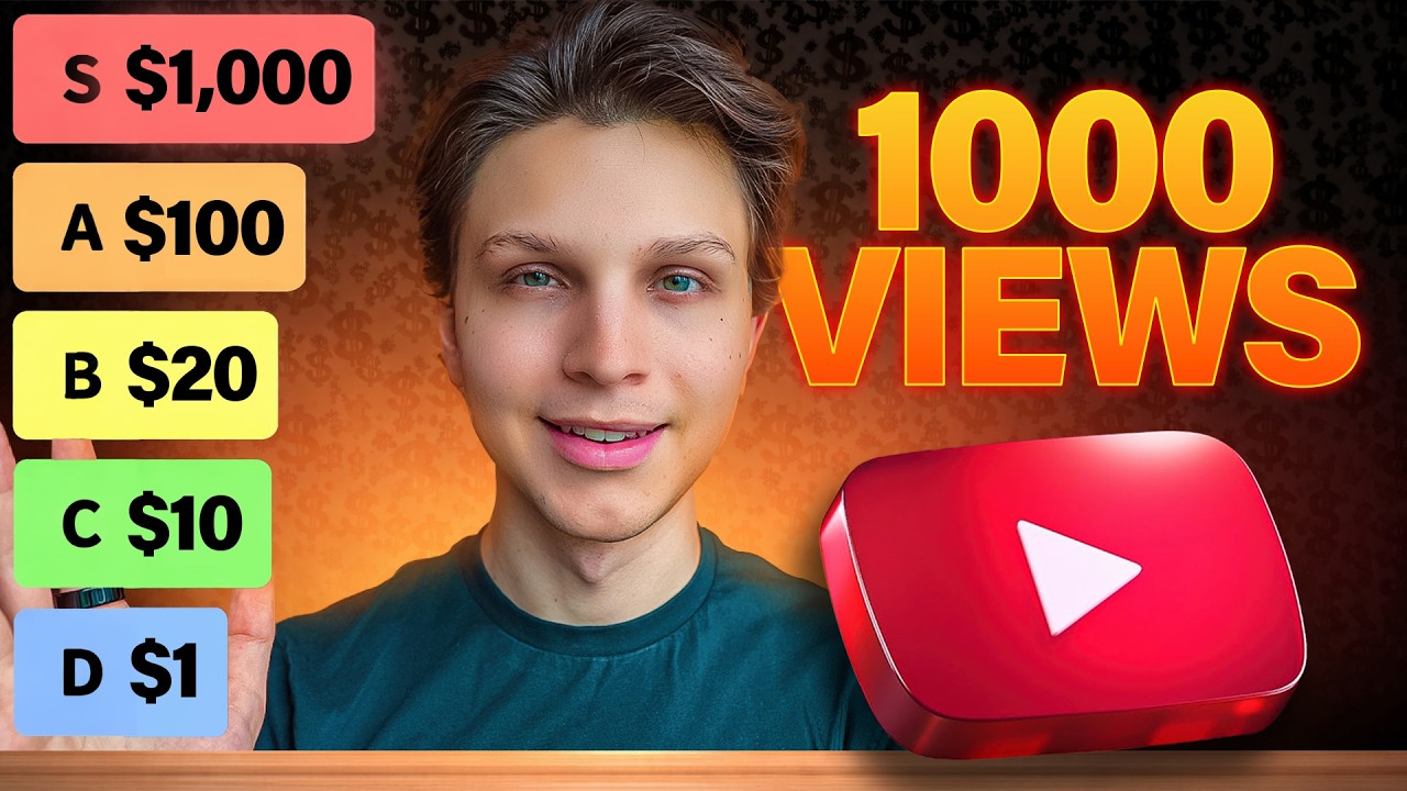 How Much These 10 Niches Pay Per 1,000 Views on YouTube