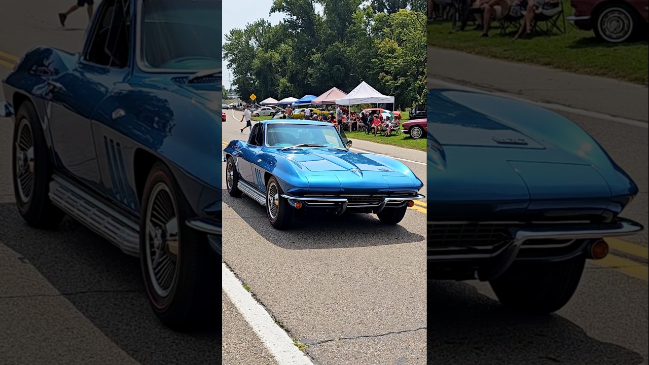 1966 Chevrolet Corvette Classic Car Drive By Engine Sound Cruisin' Hines 2024
