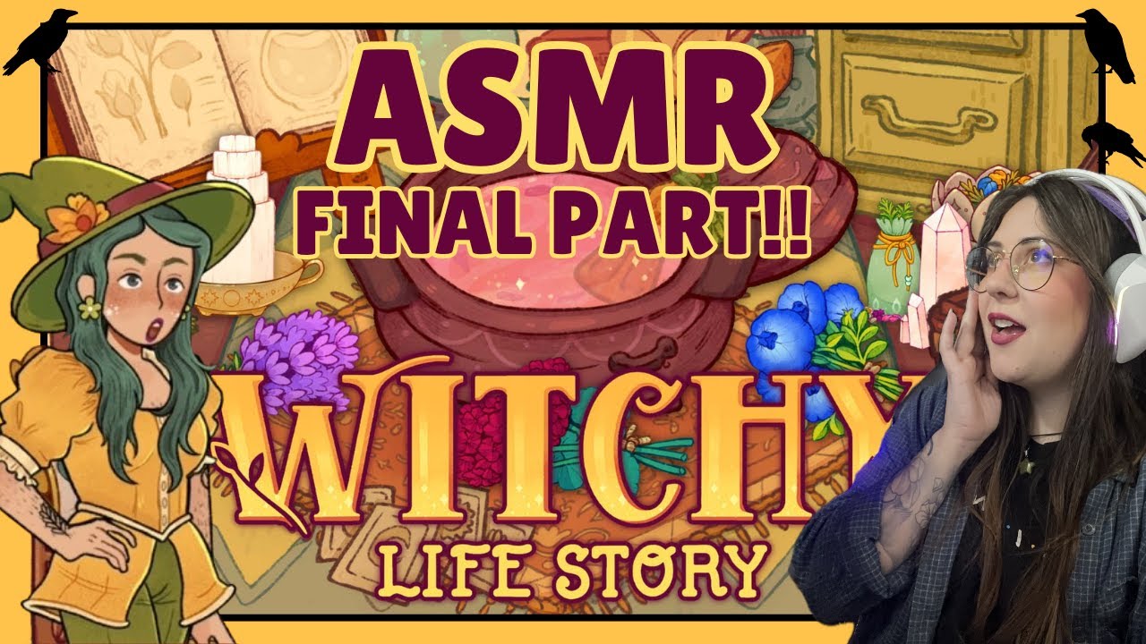 ASMR 🧹Witchy Life Story 🐦‍⬛ FINAL PART 🧙🏼 Let's attend the festival! 🧸🧸 Cosy Game