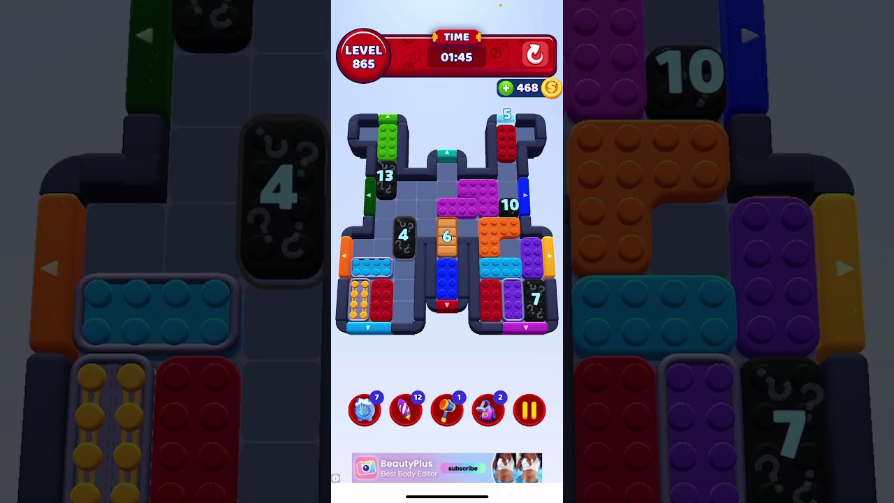 Color block jam 865 (very hard) #colorblockjam #games #colorblockjamgame #colorjam #colorjamgame