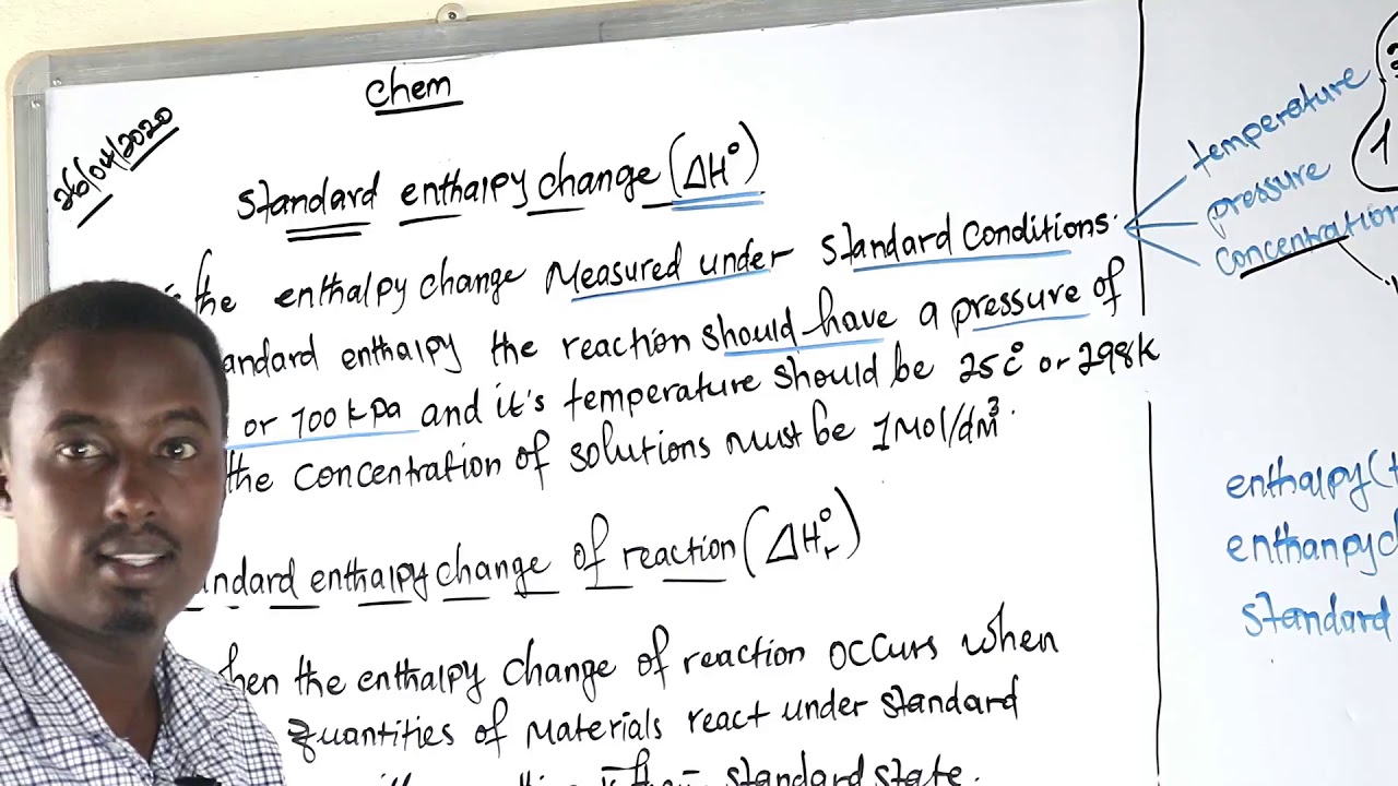 Gahayr primary and  Secondary Schools. F4 Chemistry . : Standard Enthalpy Change lesson  3.