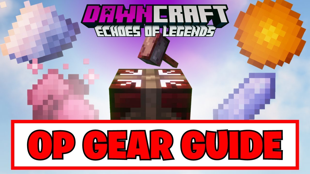 CREATE OP GEAR in DawnCraft! (Reforging & Socketing)