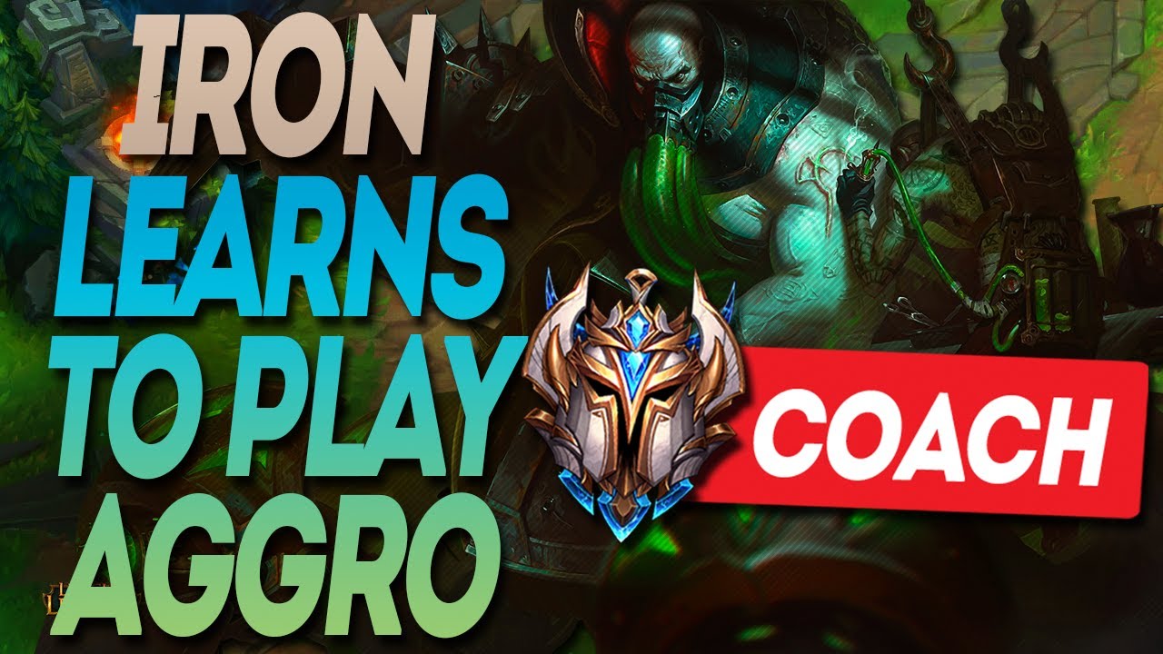 I Teach an Iron Player how to Play Aggro and Win Lane - Challenger League of Legends Coach